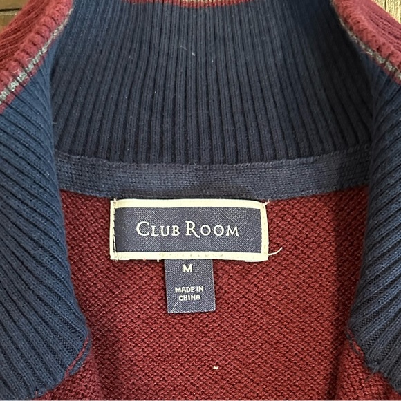 Club Room Quarter zip sweater - Picture 2 of 5